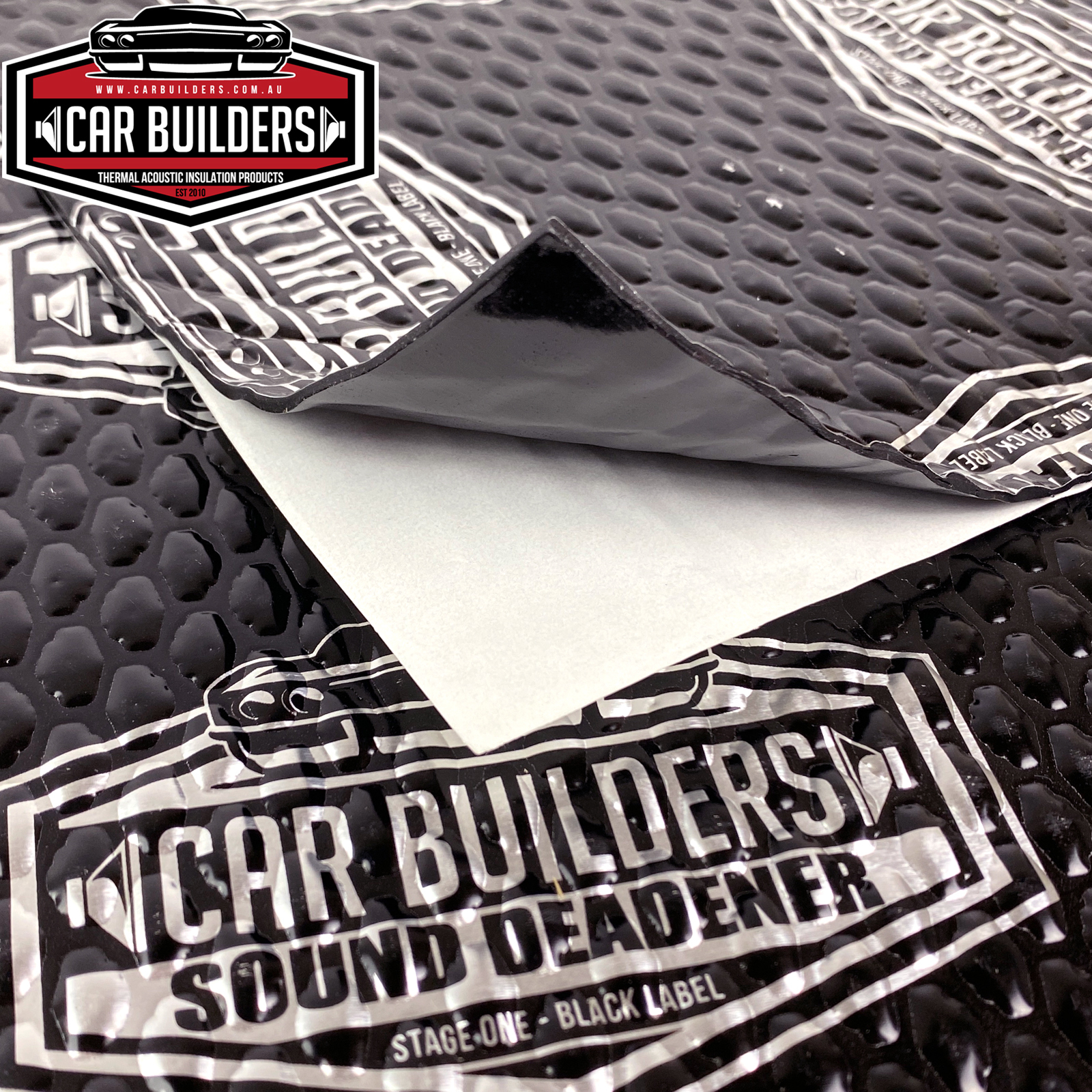 カーオーディオ DEADENING KIT High Grade 2399 Car Builders Sound Deadener 2 x boxes floor pan pack w