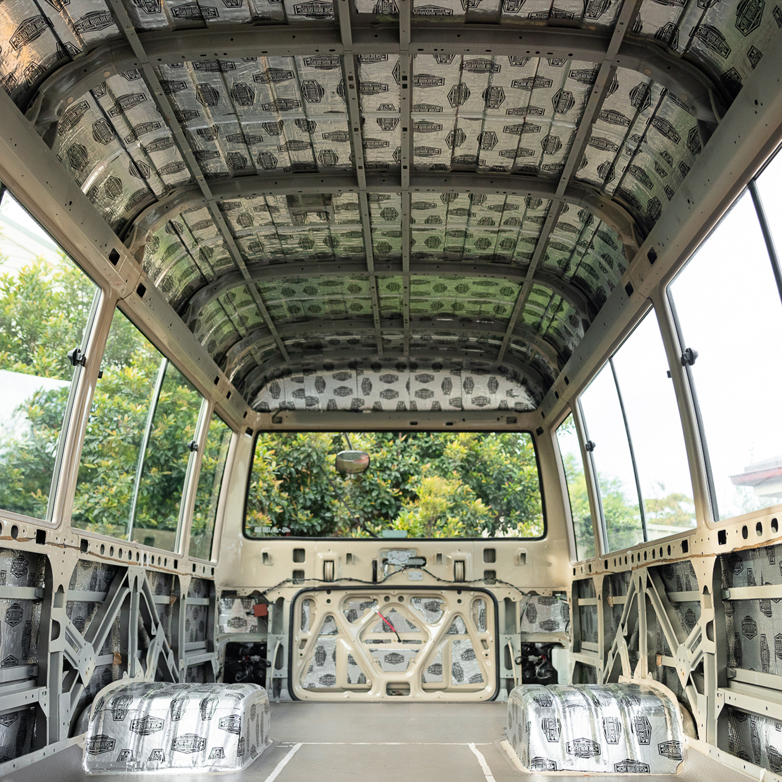 Car Builders Sound Deadener STAGE 1 Floor Pan Pack with Install Kit eBay