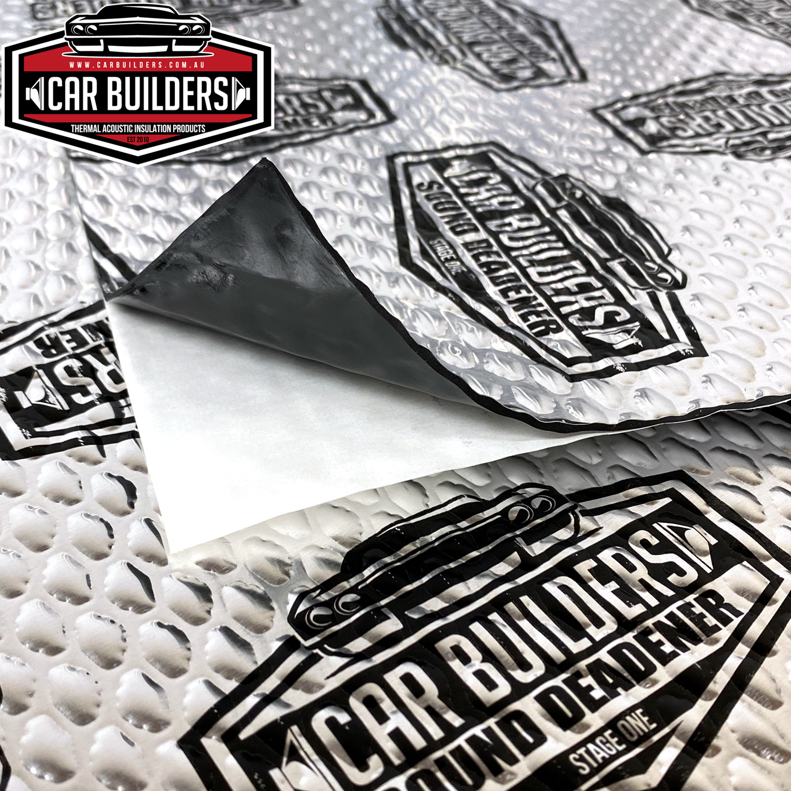 Car Sound Deadener 48 x sheet 80 sq ft, audio noise control w/ install