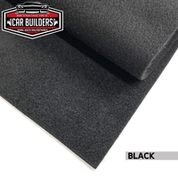 MR DJ Premium Ensemble Backed Carpet 48 x 15Ft Black Roll for Enclosures Car Truck 