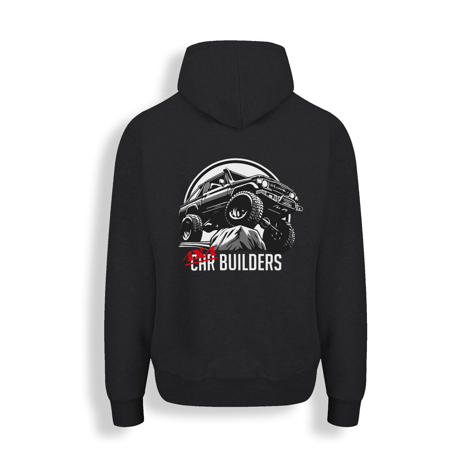 Car Builders Shop Hoodie Small