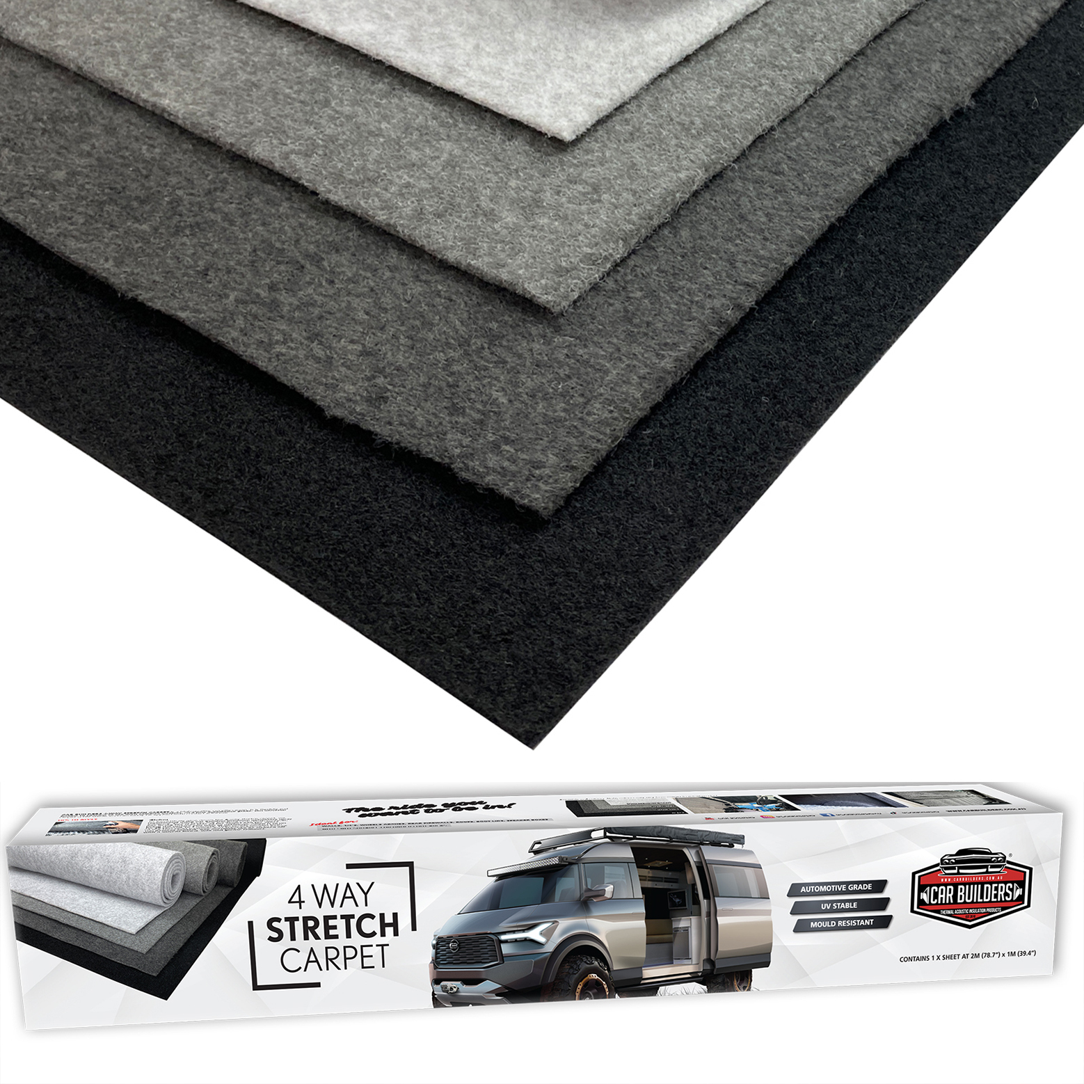 Auto Carpet - Quartz Grey 1m