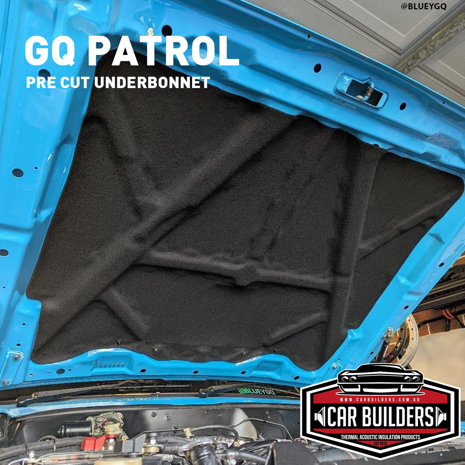 GQ Patrol Bonnet Insulation Pack