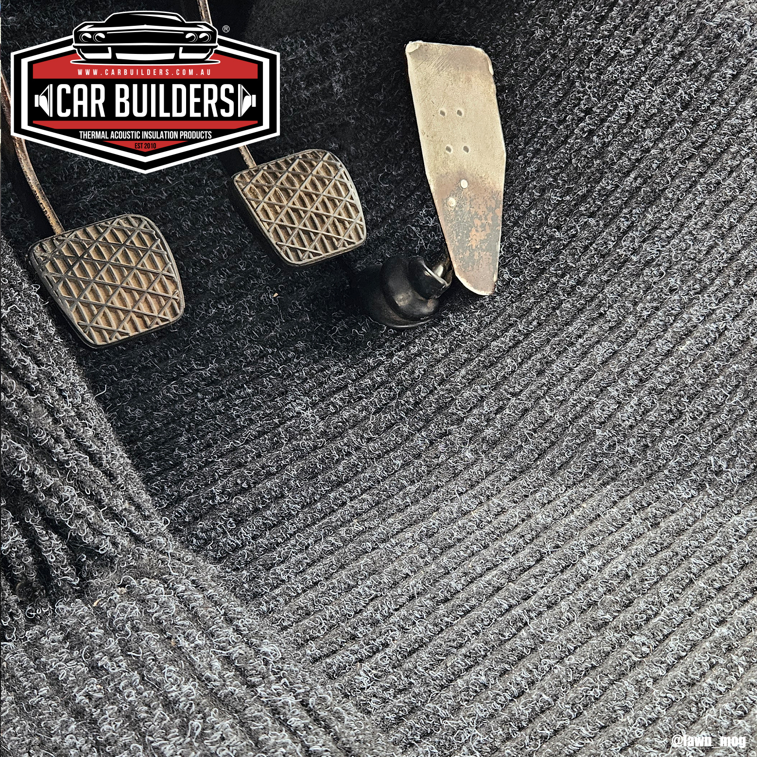 Rubber Backed Marine Ribbed Carpet