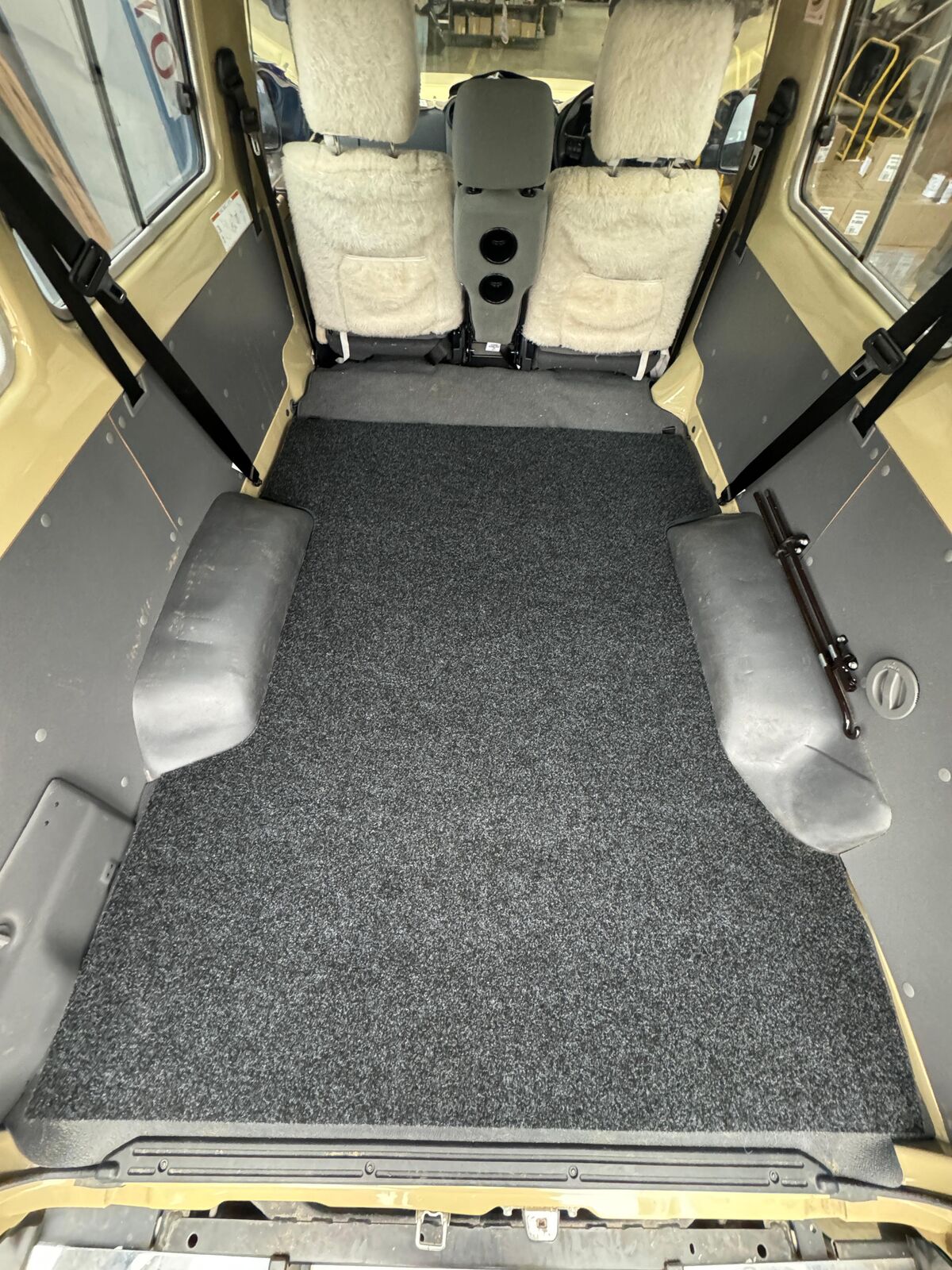 Troopy Marine Carpet cargo mat - No second row seating
