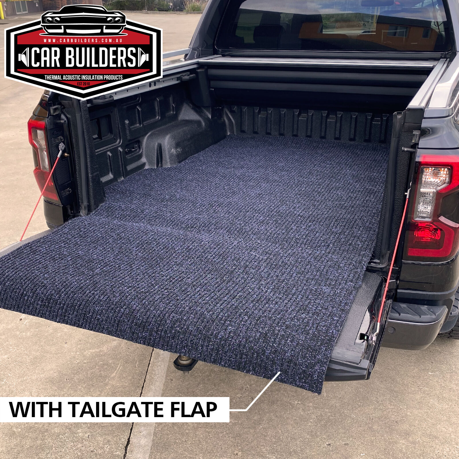Ford Ranger Ribbed Marine Carpet Cargo Mat