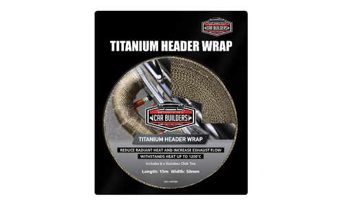 Premium Titanium Exhaust Header Wrap